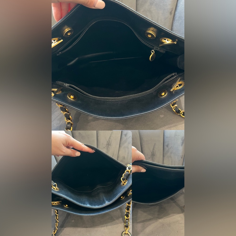 Chanel Lambskin 24k Gold Tote Bag - Picture 14 of 16